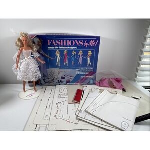 VINTAGE HASBRO FASHIONS BY ME! FASHION‎ DESIGNER DOLL KIT 1982 TONS of Patterns